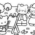 Kitty貓上色 Kitty貓上色