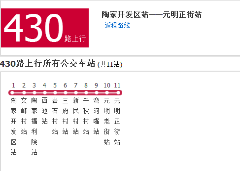重慶公交430路 重慶公交430路