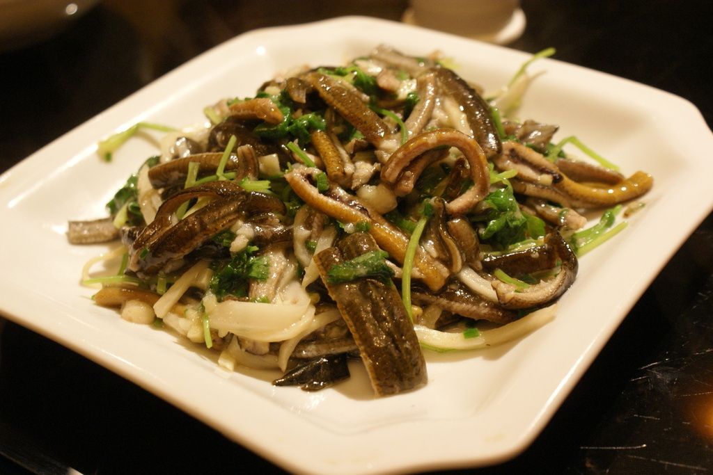 嫩筍爆鱔絲 嫩筍爆鱔絲