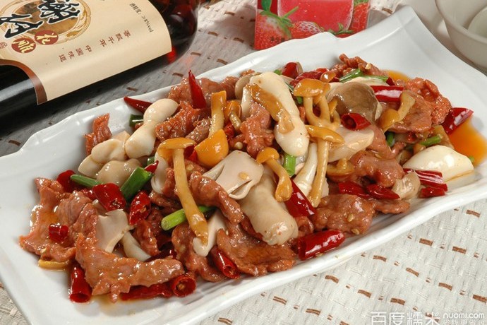 蕈菇炒牛肉絲 蕈菇炒牛肉絲