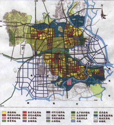南海市中心城區遠景發展構想圖(2010年後)
