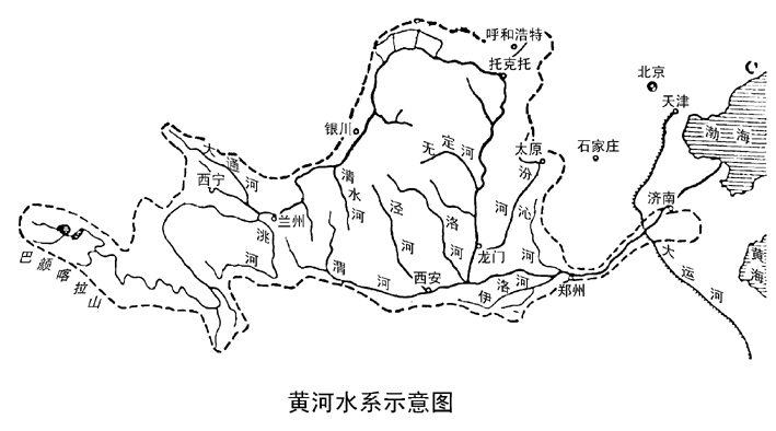 黃河地圖