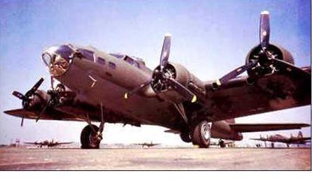 美國B-17飛行堡壘重型轟炸機