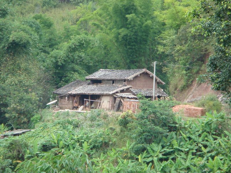 岔箐村2013年時民居一角