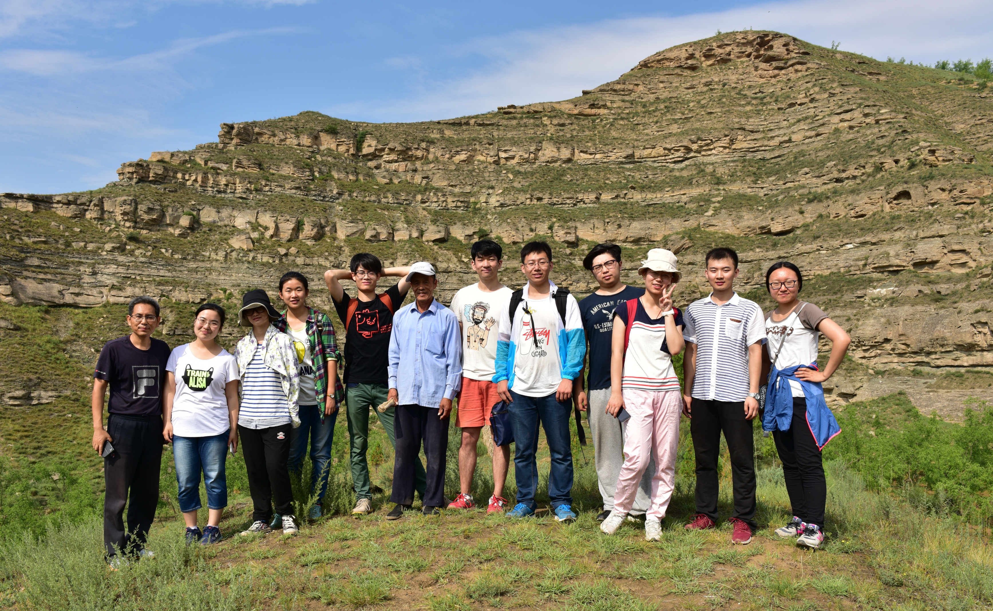 2015年帶領農業文化遺產研究團隊在陝北調研