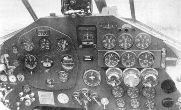 Z.1007bis 的駕駛艙儀表