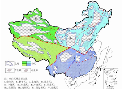 中國岩層氣分布圖