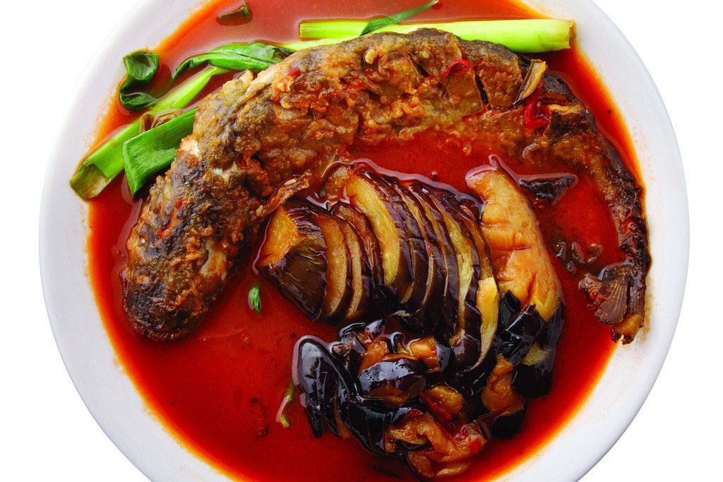 茄子燒鮎魚 茄子燒鮎魚