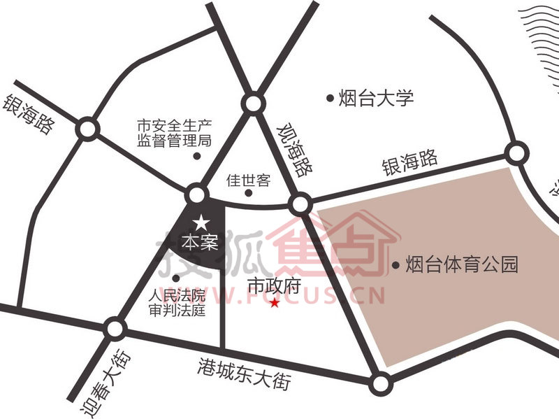 魯商悅海中心交通圖