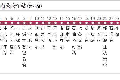 懷化公交2路支 懷化公交2路支
