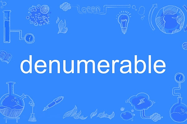 denumerable denumerable