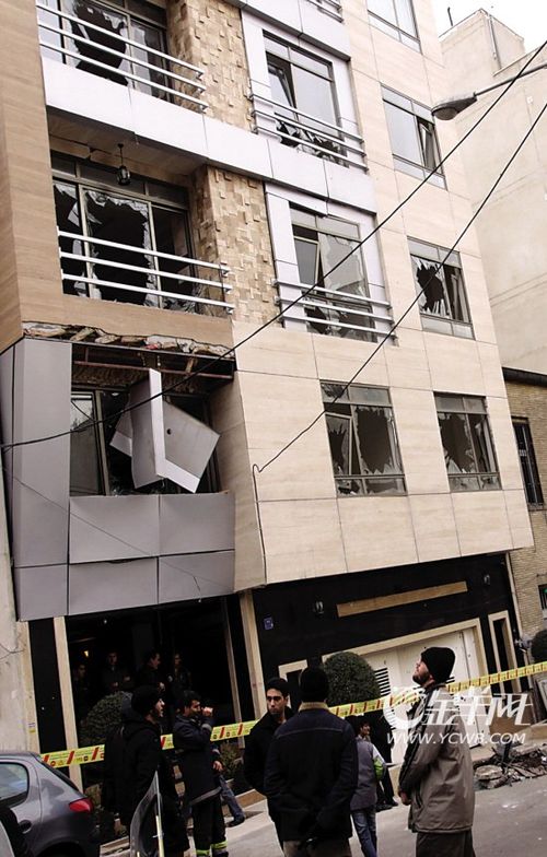 阿里穆罕默迪所住的樓房被炸