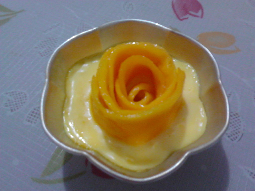 黃玫瑰芒果布丁
