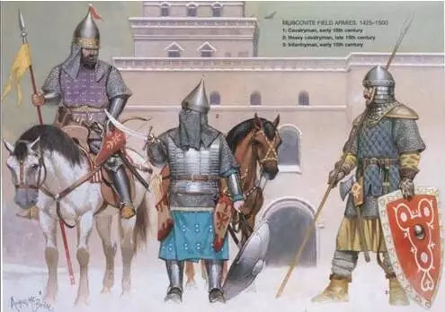 16世紀初的莫斯科軍隊 騎兵非常蒙古化