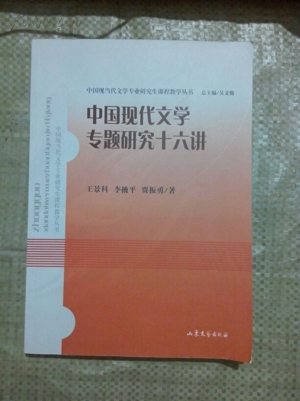 中國現代文學專題研究十六講