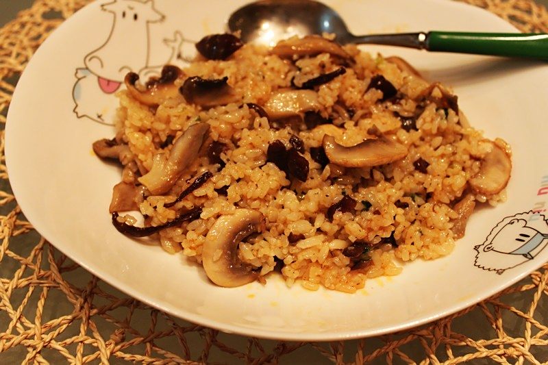 烤菌菇飯 烤菌菇飯