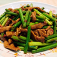 蒜薹肉絲 蒜薹肉絲