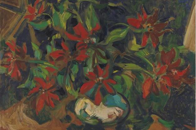 紅花(吳大羽1960年創作畫作) 紅花(吳大羽1960年創作畫作)