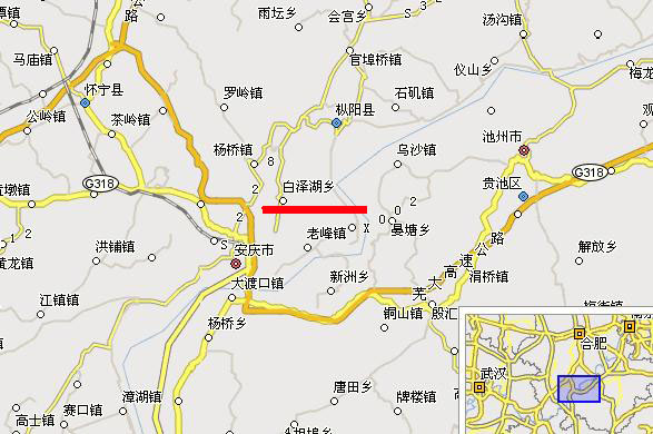 白澤湖鄉地圖位置