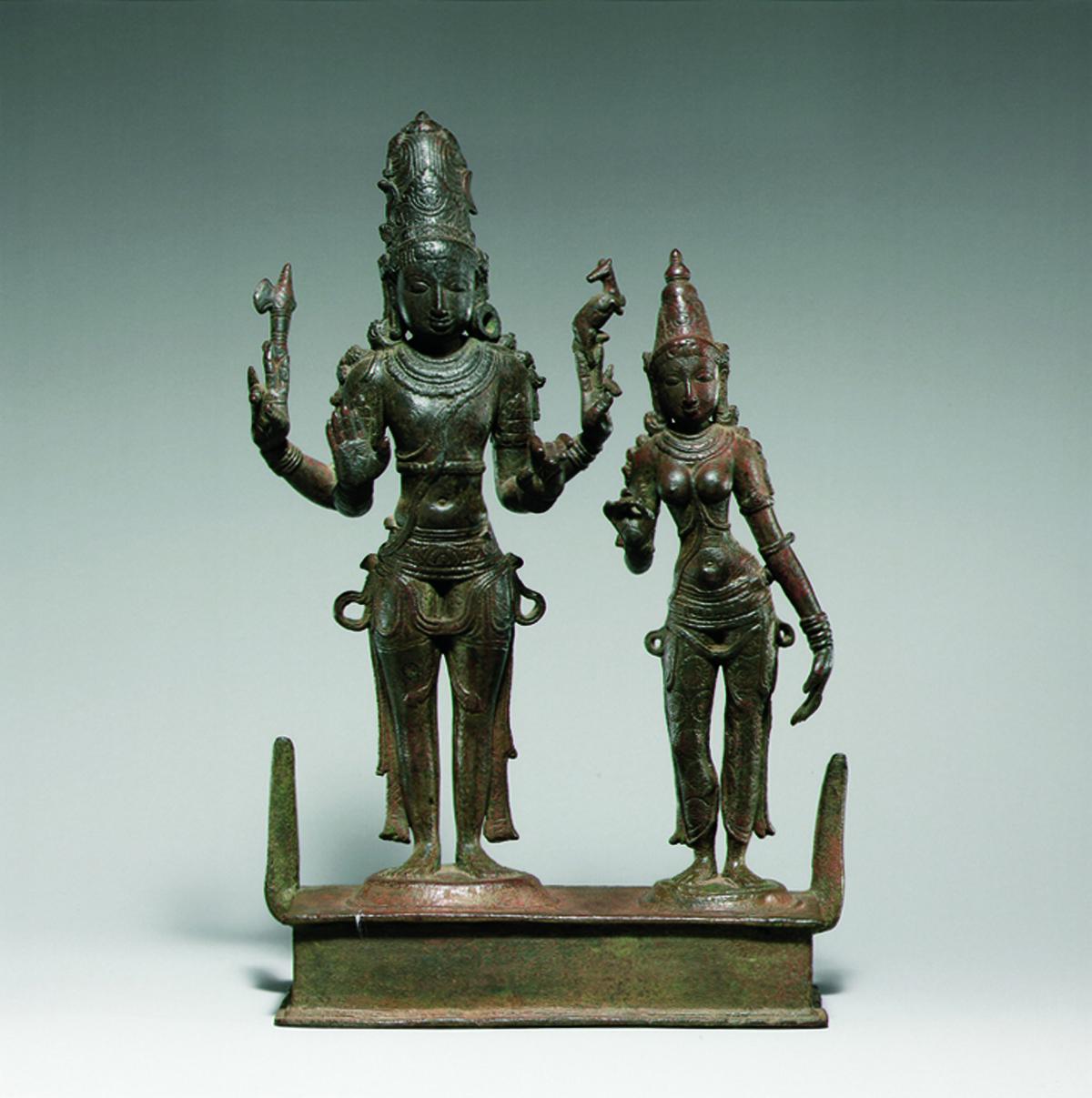 濕婆和帕爾瓦蒂立像