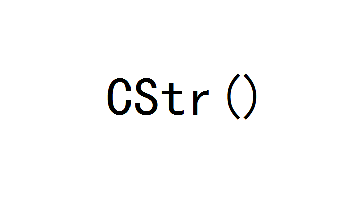 CStr()