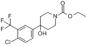 4-（4-氯-3-三氟甲基苯基）-4-羥基哌啶-1-甲酸乙酯