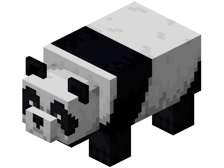 熊貓 沙盒遊戲 Minecraft 中的生物 生成 行為 個性 歷史 中文百科全書