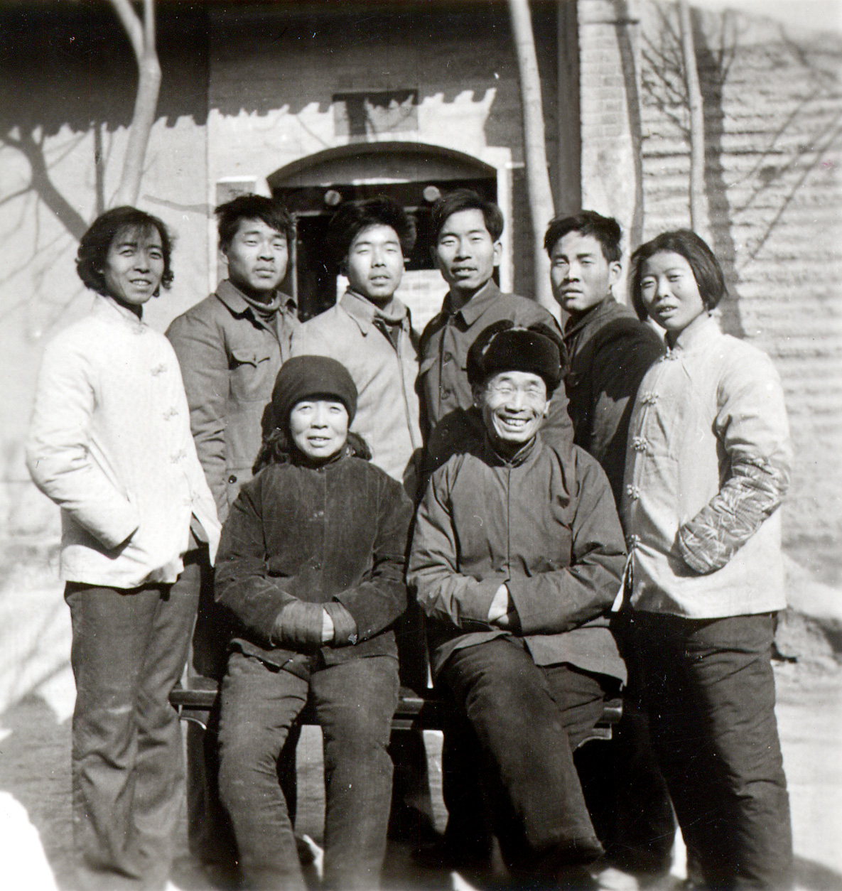 1984年春節，永祿、菊蘭和兒女在路井老家
