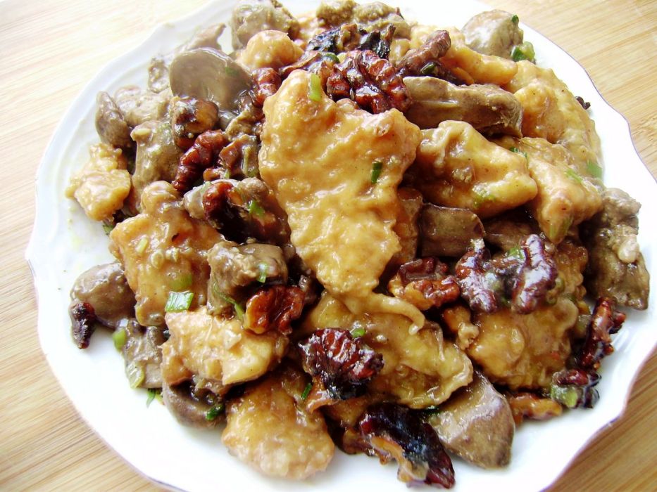核桃雞肝 核桃雞肝