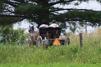 阿米什人使用馬車、不用電和自來水的村莊