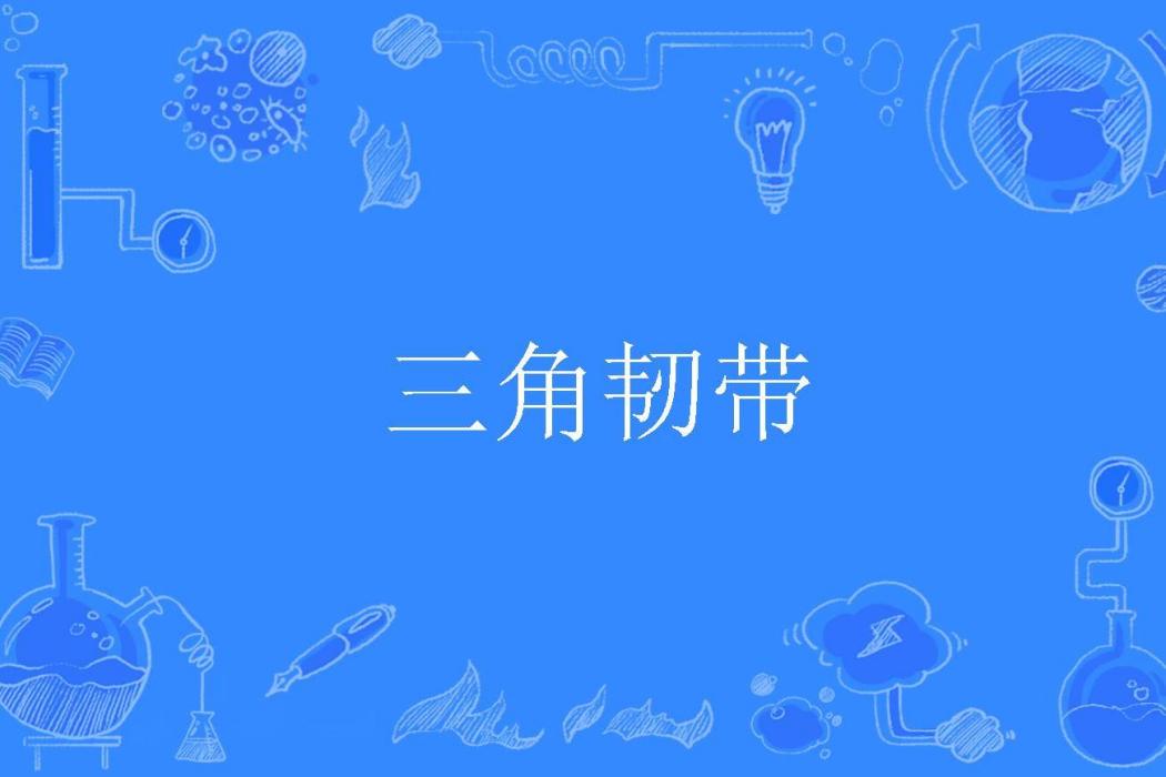 三角韌帶 三角韌帶