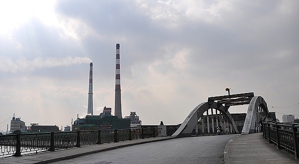 已經停產的楊浦發電廠