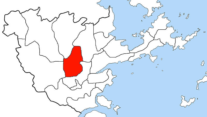 東湖鎮在連江縣的地理區位