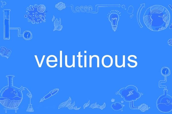 velutinous velutinous