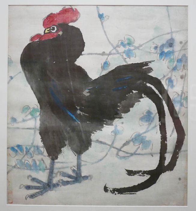 雄雞(李斛創作中國畫) 雄雞(李斛創作中國畫)