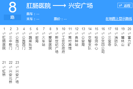鶴崗公交8路 鶴崗公交8路