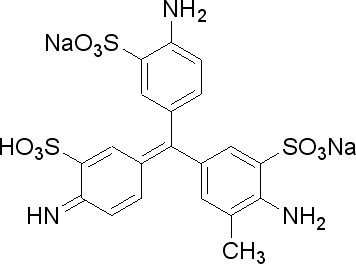 酸性品紅的分子結構