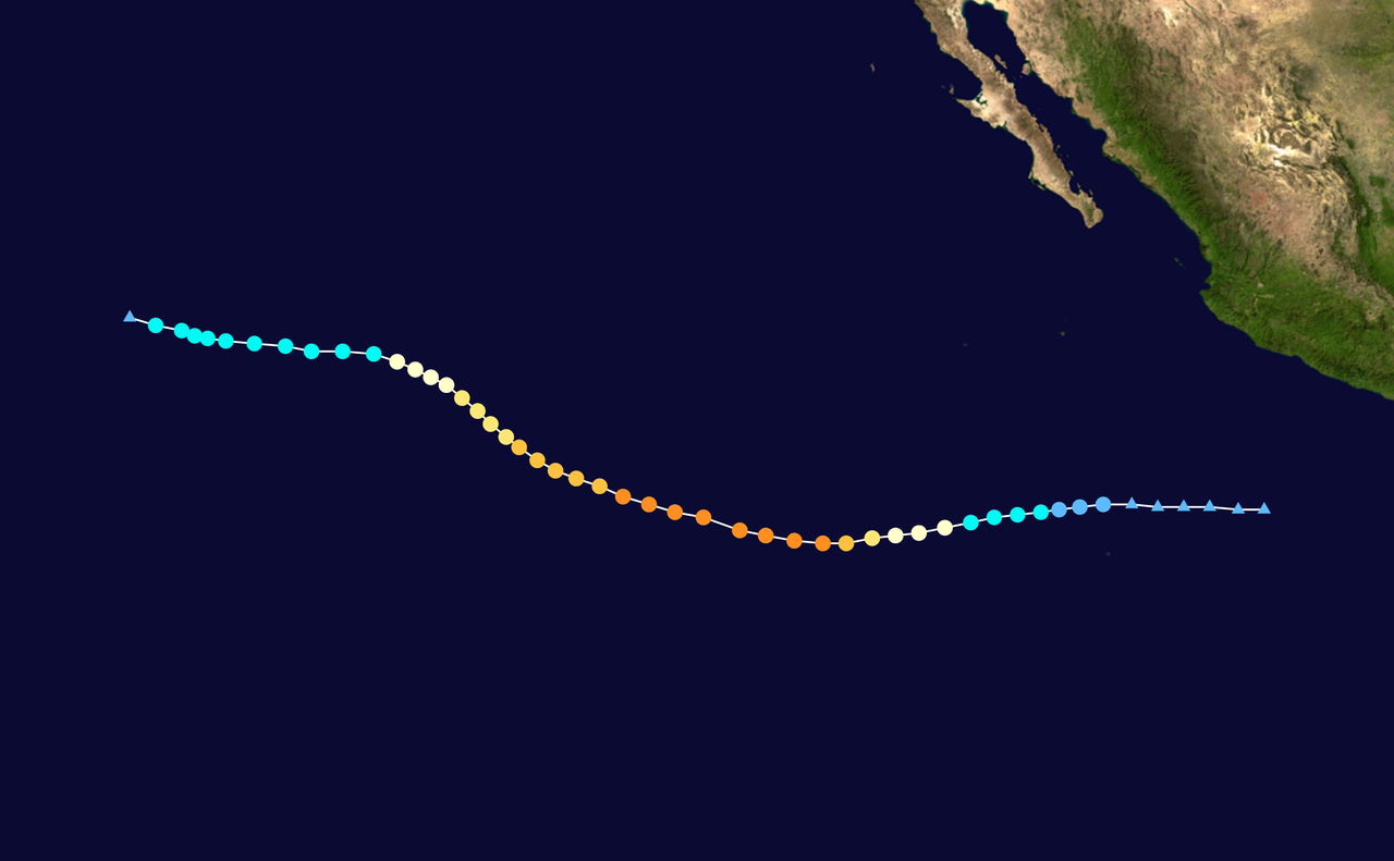 颶風費爾南達 路徑圖