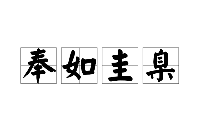 奉如圭臬 奉如圭臬