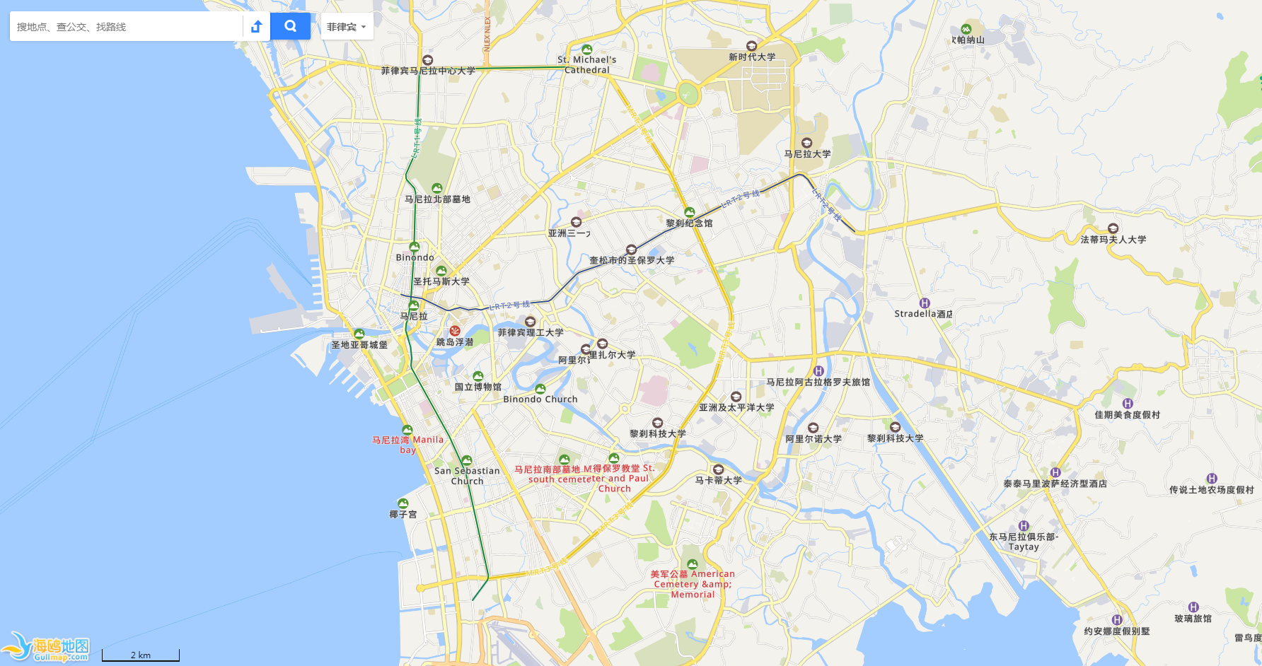 菲律賓地圖網頁版