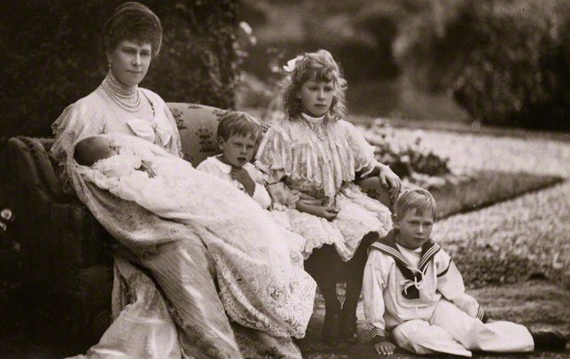 瑪麗王后和她的四名子女：瑪麗，亨利，喬治，約翰