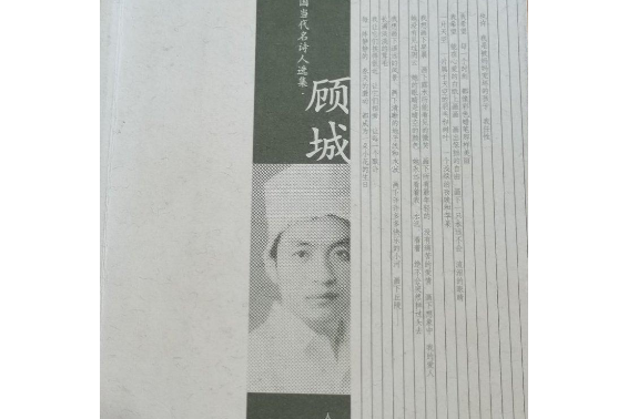 顧城的詩(2005年人民文學出版社出版的圖書) 顧城的詩(2005年人民文學出版社出版的圖書)