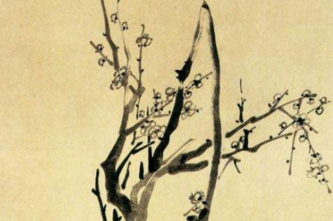 梅花圖(清代李方膺創作絹本水墨畫) 梅花圖(清代李方膺創作絹本水墨畫)