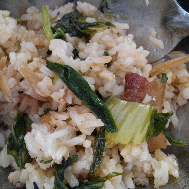 芥菜拌飯 芥菜拌飯
