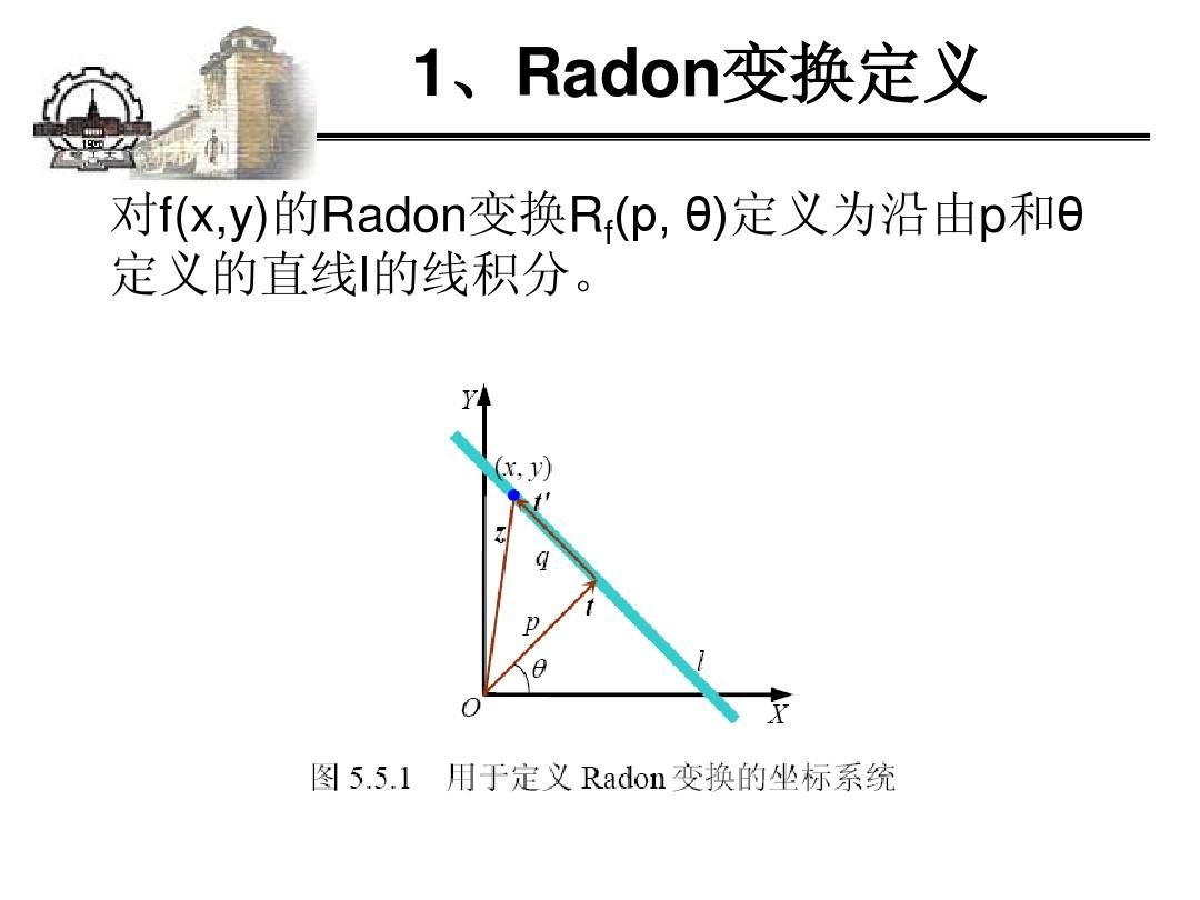 radon變換(拉東變換)