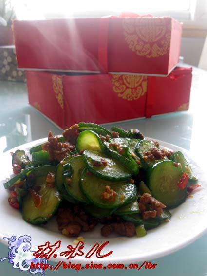 肉沫小青瓜 肉沫小青瓜