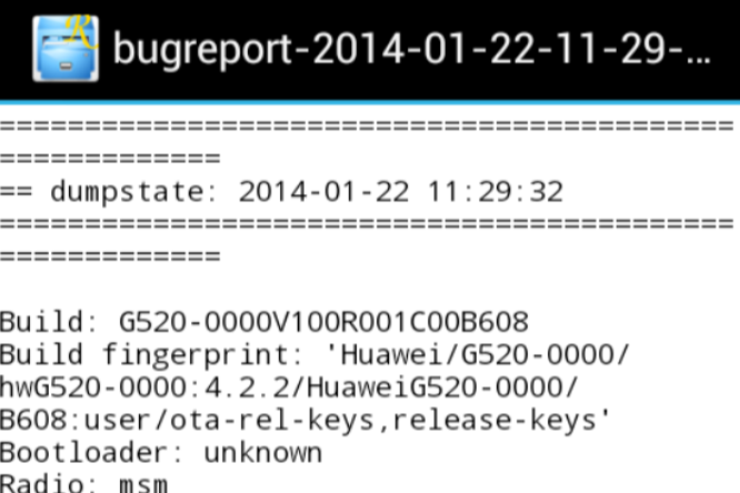bugreports