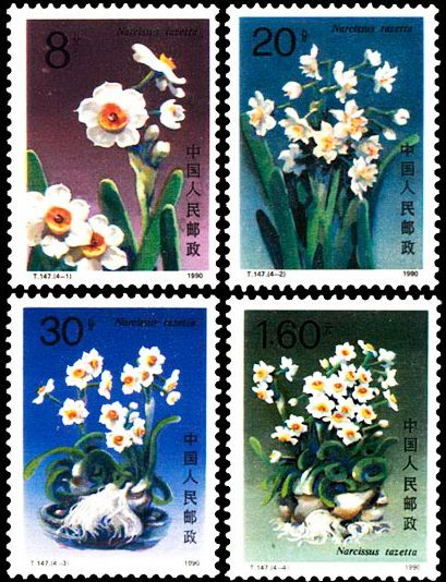 水仙花(1990年發行的特種郵票) 水仙花(1990年發行的特種郵票)
