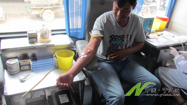 2014年5月16日德化鎮開展無償獻血活動