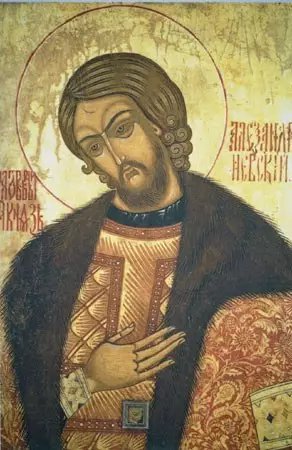 東正教風格的亞歷山大·涅夫斯基畫像